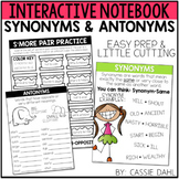 Synonym & Antonym Interactive Notebook