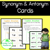 Synonym and Antonym Cards