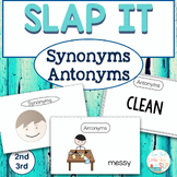Synonym & Antonym Slap It Game | Speech Therapy | Grades 3