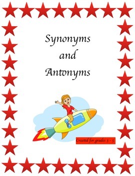 Preview of Synonym & Antonyms: Shooting for the Stars