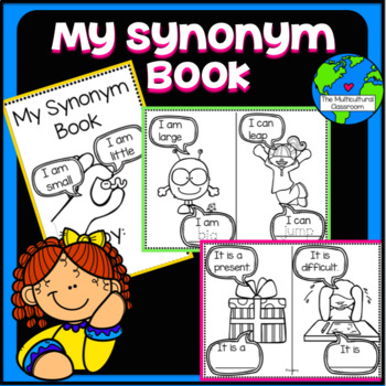 Preview of Synonym Book Printable book