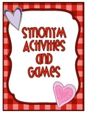 Synonym Cards with Activities and Games