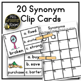 Synonym Clip Cards