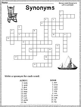 assignment synonym crossword