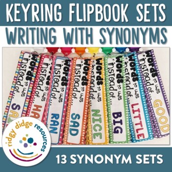 Preview of Synonym Keyring Flipbooks