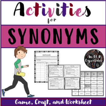 Preview of Synonym Lessons