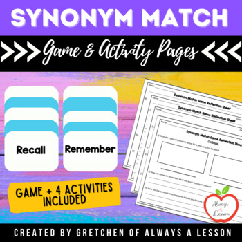 Preview of Synonym Game & Activities