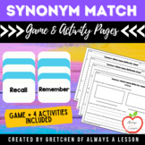 Synonym Game & Activities