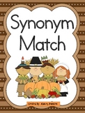 Synonym Match Thanksgiving Theme