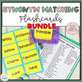 Synonym Matching Flashcards for Vocabulary BUNDLE
