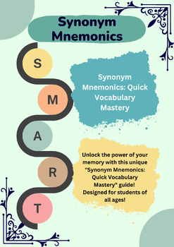 Preview of Synonym Mnemonics File & Practice