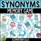 Synonyms Memory Game | Literacy Center Task Cards