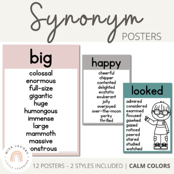 Synonym Words with LOOK – Materials For Learning English