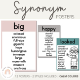 Synonym Posters | MODERN RAINBOW Color Palette | Calm Colo