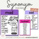 Synonym Posters | RAINBOW BRIGHTS