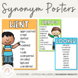 Synonym Posters {Rainbow Theme}