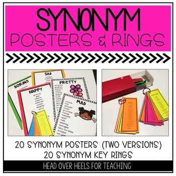 Preview of Synonym Posters & Synonym Rings