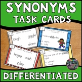 Synonym Task Cards Differentiated