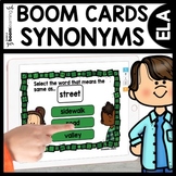 Synonym Word Practice Boom Cards No Prep Literacy Centers