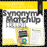 Synonym Worksheet FREEBIE