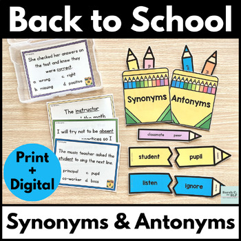 30 Unique Activities on Synonyms To Try in the Classroom
