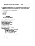 Synonym and Anytonym Reading Quiz/Worksheet