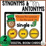 St. Patrick's Day Synonym and Antonym Boom cards