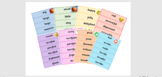 Synonym display posters and table fan resource English wri