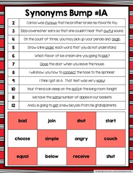 Synonyms Activities: 12 Synonyms Games (Uses Context Clues) by