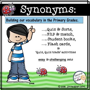 Preview of Synonyms | Activities for Independence