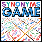 Synonyms Activity Vocabulary Game for ELA Centers and Earl