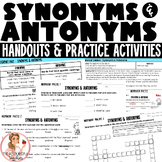 Synonyms & Antonyms | 4th Grade | L.4.5, L.4.5c