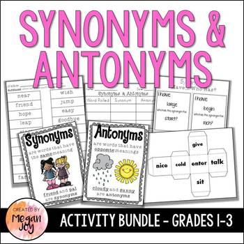 Synonyms & Antonyms Puzzles by Joyful Learning - Megan Joy