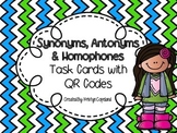 Synonyms, Antonyms, & Homophones QR Codes