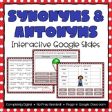 Synonyms & Antonyms Interactive Google Slides (for use wit