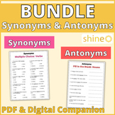 Synonyms & Antonyms, Nouns Verbs Adjectives Synonym, Speec