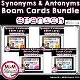 Synonyms & Antonyms | SPANISH Boom Cards BUNDLE