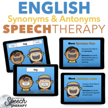 & Antonyms 1 Vocabulary Cards™ Speech Therapy
