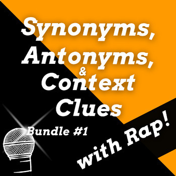 Preview of Synonyms Antonyms and Context Clues Passage Worksheets for 6th Grade Practice