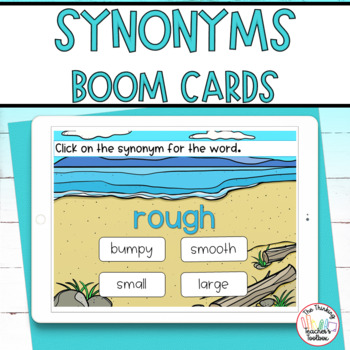 Preview of Synonyms Boom Cards