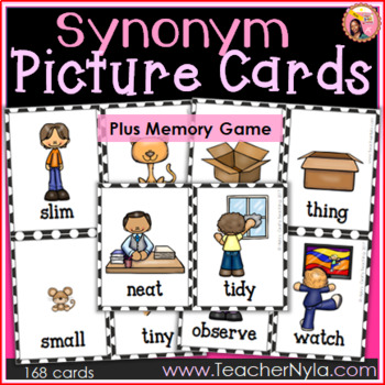 Preview of Synonyms - Flash Cards