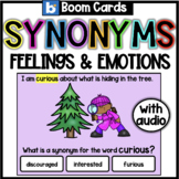 Synonyms For Feelings & Emotions | Boom Cards | Literacy |