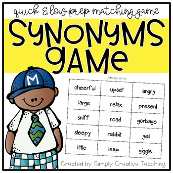 Preview of Synonyms Game