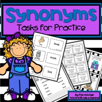 Preview of Synonym Activities for 1st to 3rd Grade
