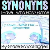 First Grade Synonyms Practice Review Activity, I Have Who 