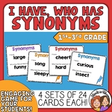 Synonyms I Have, Who Has - 4 Different Sets of Game Cards 