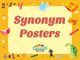 Synonyms Posters - Wow Words and Vocabulary Display