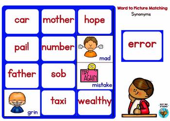 VOCABULARY • SYNONYMS • FIND THE IMPOSTER • BOOM CARDS by Pizzazz Learning