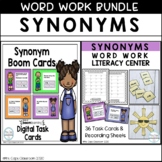 Synonyms Word Work Bundle 2nd & 3rd Grade