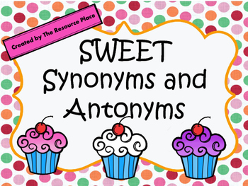 Preview of Synonyms and Antonyms